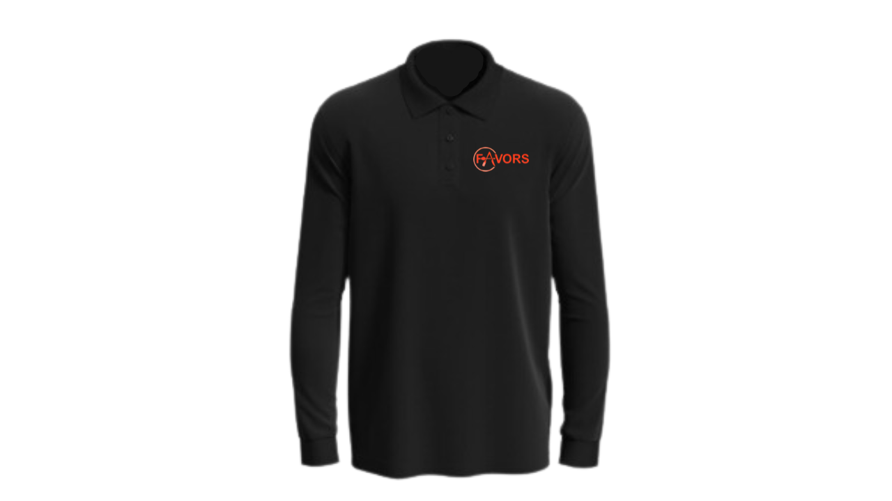 Favors Polo Long  Sleeve Polo Uniform Shirt